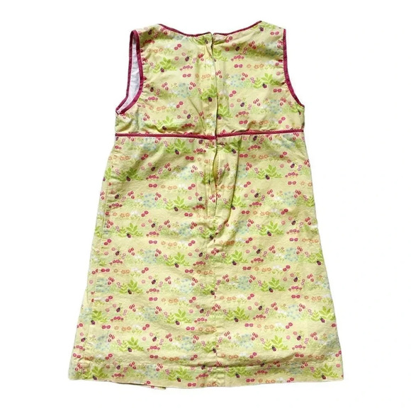 Hartstrings | Faux Wrap Sleeveless Dress (4T) 💛🌺 - Picture 4 of 7
